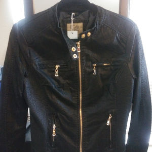Catwalk Studio Vegan Suede Moto Jacket